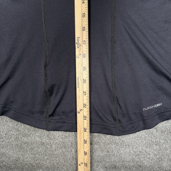 North Face Shirt Womens Medium Short Sleeve Lightweight Crew Neck Gray Flashdry - Picture 7 of 10